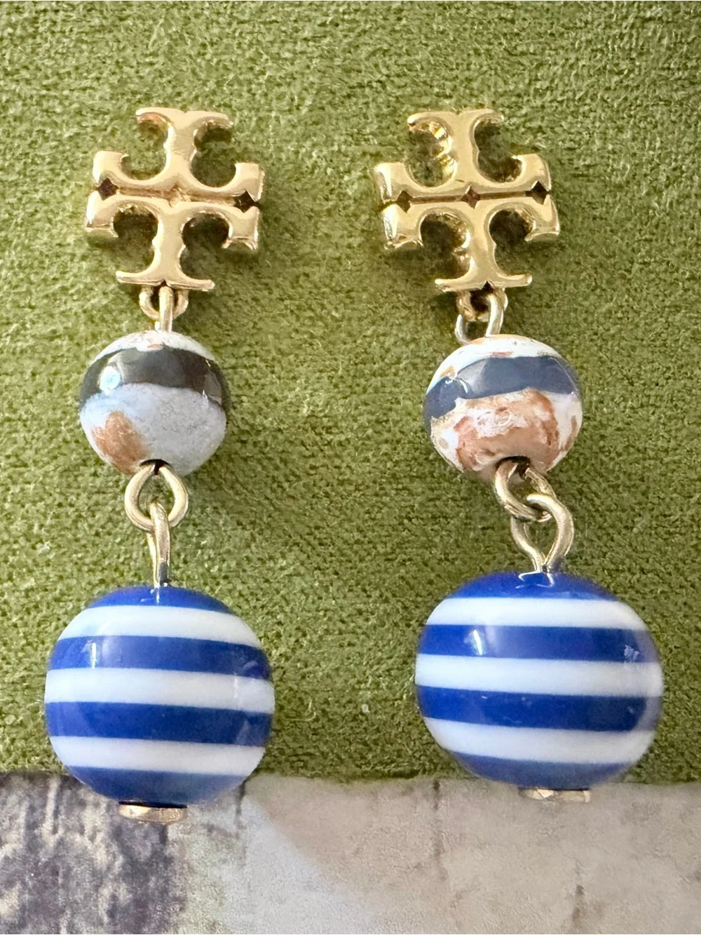 Tory Burch gold tone